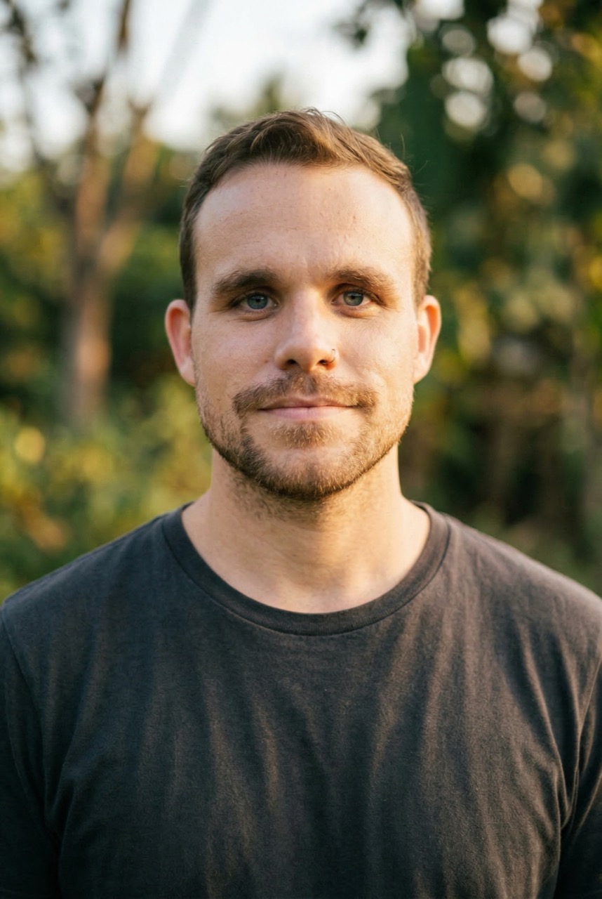 Close-up outdoor portrait
